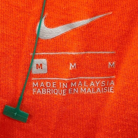 Clemson Tigers Nike Womens Dri-Fit Short Sleeve Orange T-Shirt Size Medium M - Picture 12 of 13